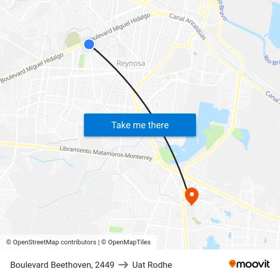 Boulevard Beethoven, 2449 to Uat Rodhe map