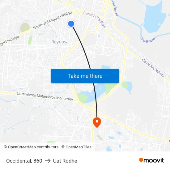 Occidental, 860 to Uat Rodhe map