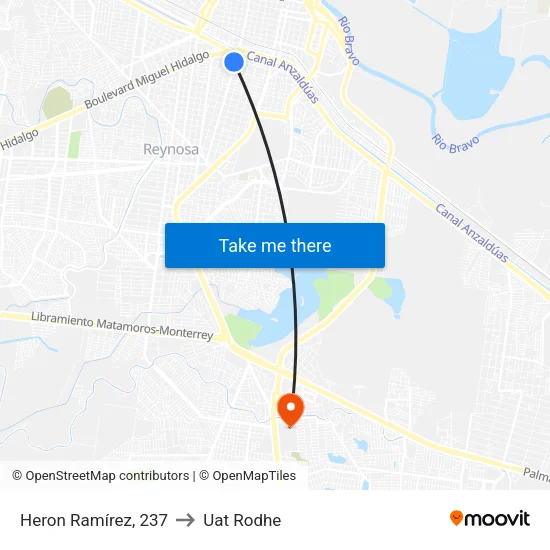 Heron Ramírez, 237 to Uat Rodhe map