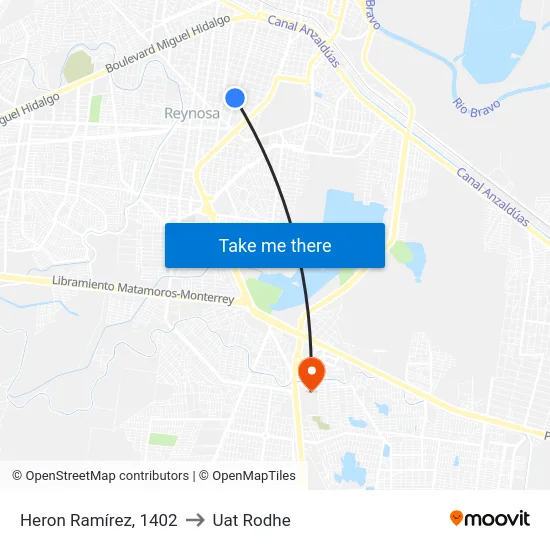Heron Ramírez, 1402 to Uat Rodhe map