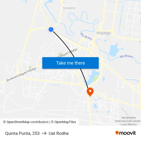 Quinta Purita, 253 to Uat Rodhe map