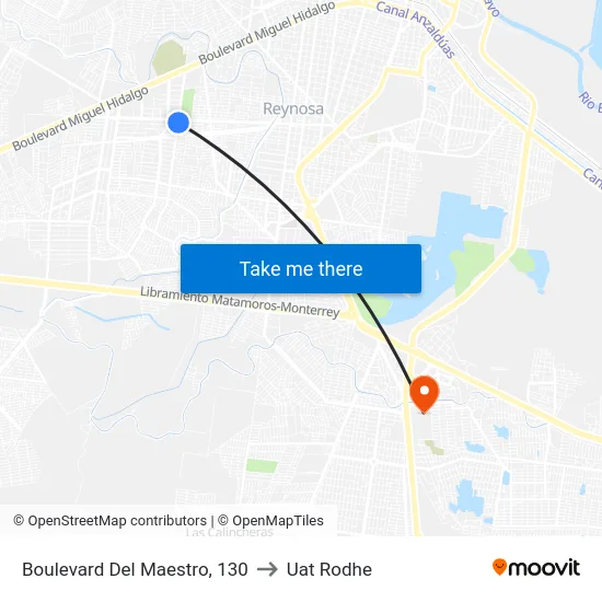 Boulevard Del Maestro, 130 to Uat Rodhe map