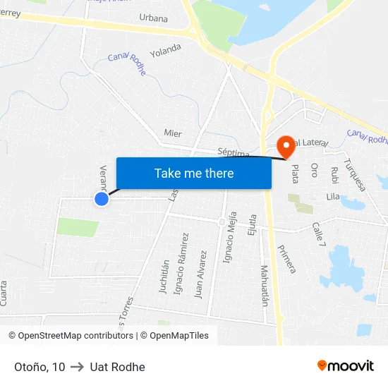 Otoño, 10 to Uat Rodhe map