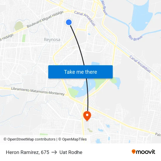 Heron Ramírez, 675 to Uat Rodhe map