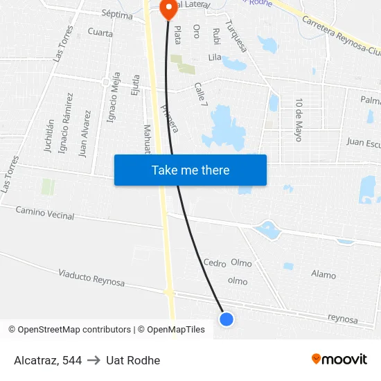 Alcatraz, 544 to Uat Rodhe map