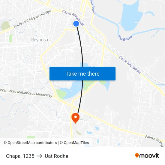 Chapa, 1235 to Uat Rodhe map