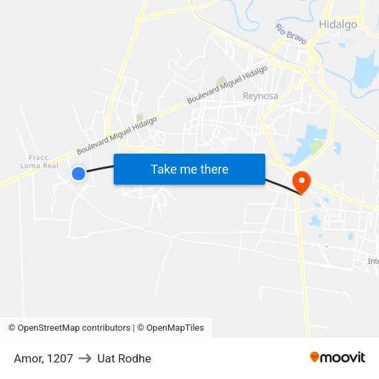 Amor, 1207 to Uat Rodhe map