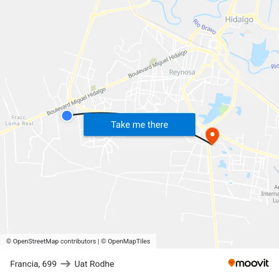 Francia, 699 to Uat Rodhe map