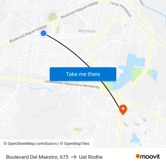 Boulevard Del Maestro, 675 to Uat Rodhe map