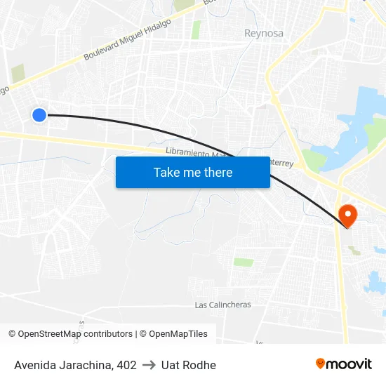 Avenida Jarachina, 402 to Uat Rodhe map