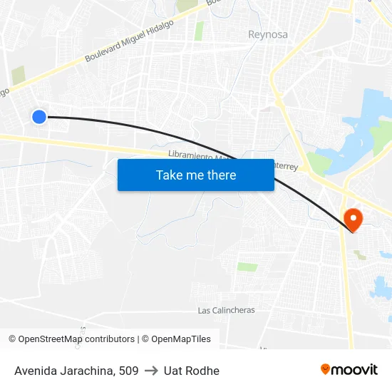 Avenida Jarachina, 509 to Uat Rodhe map