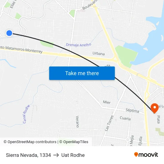 Sierra Nevada, 1334 to Uat Rodhe map
