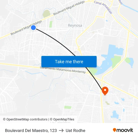 Boulevard Del Maestro, 123 to Uat Rodhe map