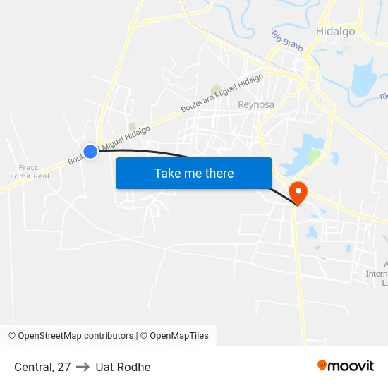 Central, 27 to Uat Rodhe map