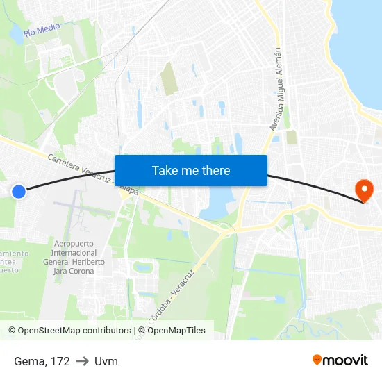 Gema, 172 to Uvm map