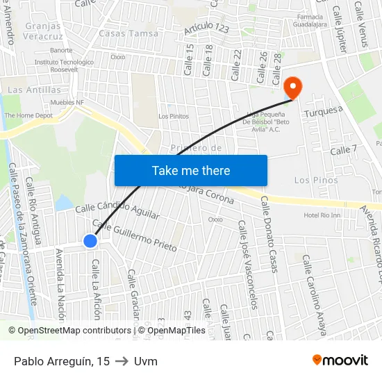 Pablo Arreguín, 15 to Uvm map