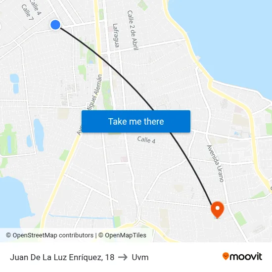 Juan De La Luz Enríquez, 18 to Uvm map