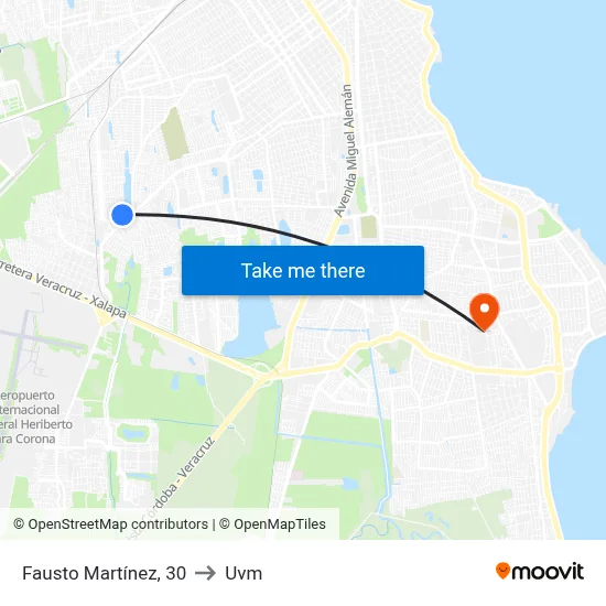 Fausto Martínez, 30 to Uvm map