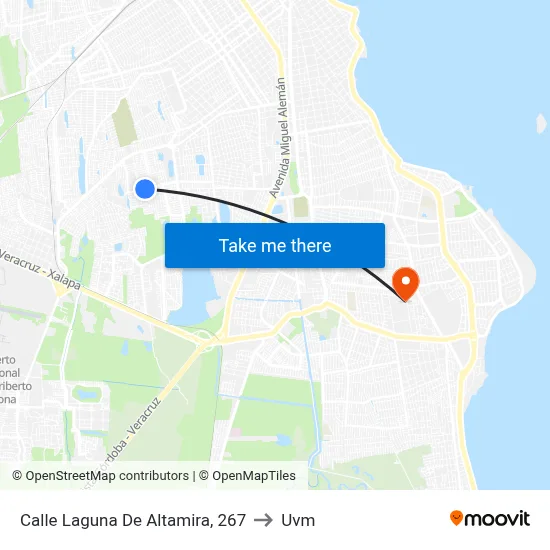 Calle Laguna De Altamira, 267 to Uvm map