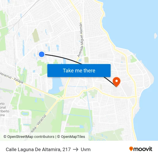 Calle Laguna De Altamira, 217 to Uvm map