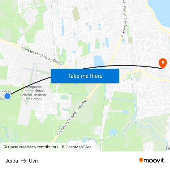 Aspa to Uvm map