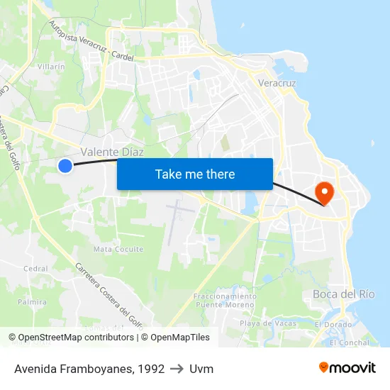 Avenida Framboyanes, 1992 to Uvm map
