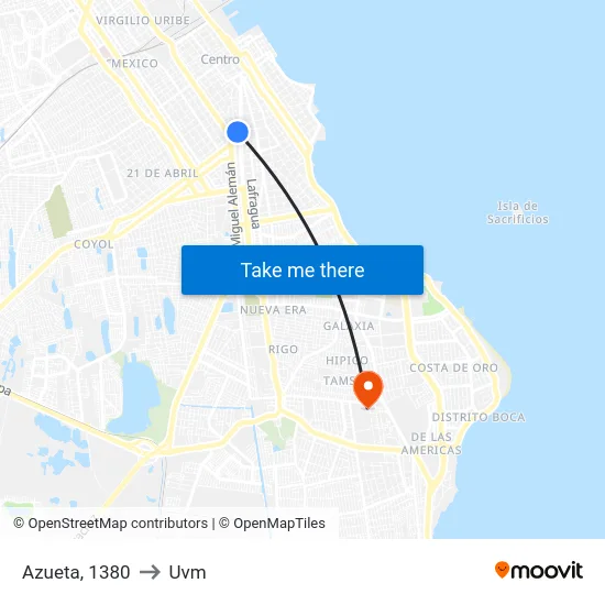 Azueta, 1380 to Uvm map