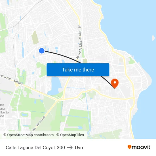 Calle Laguna Del Coyol, 300 to Uvm map