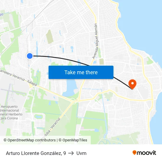 Arturo Llorente González, 9 to Uvm map