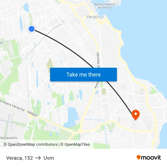 Veraca, 152 to Uvm map