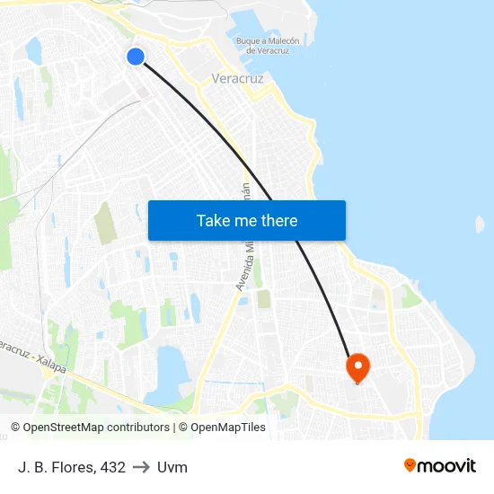 J. B. Flores, 432 to Uvm map