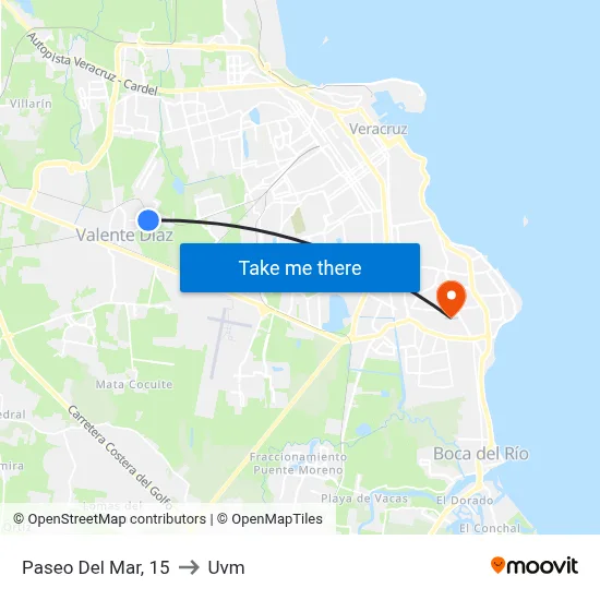 Paseo Del Mar, 15 to Uvm map