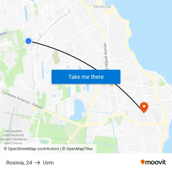 Rosinia, 24 to Uvm map