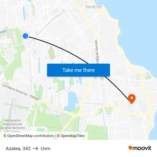 Azalea, 342 to Uvm map