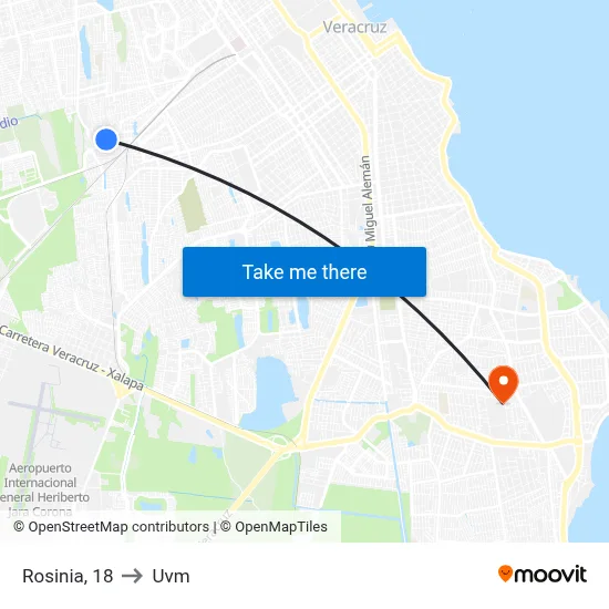 Rosinia, 18 to Uvm map
