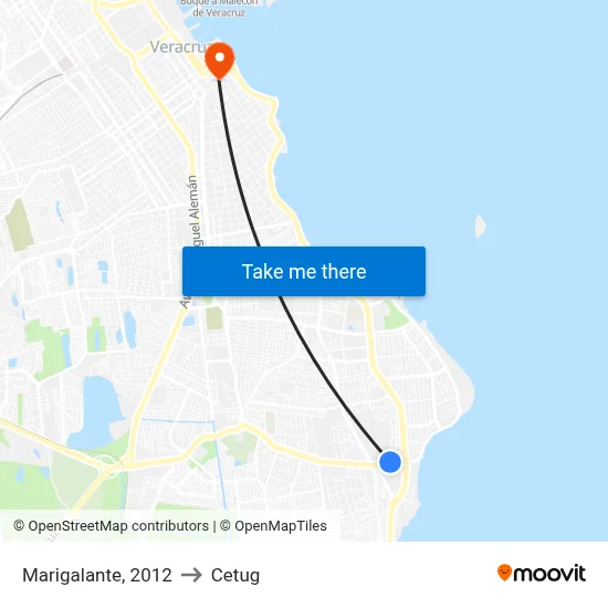 Marigalante, 2012 to Cetug map