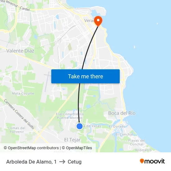 Arboleda De Alamo, 1 to Cetug map