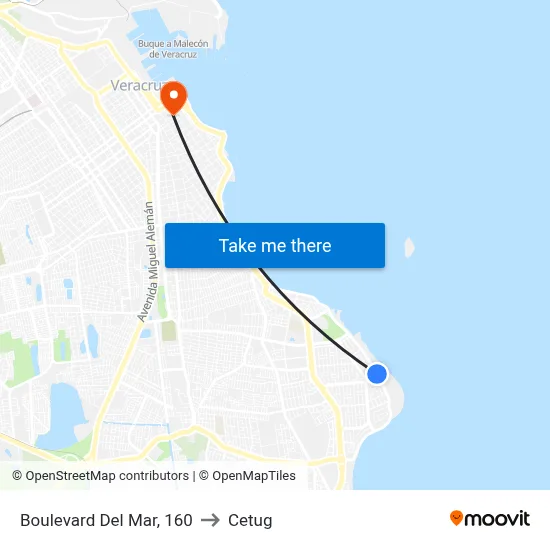 Boulevard Del Mar, 160 to Cetug map