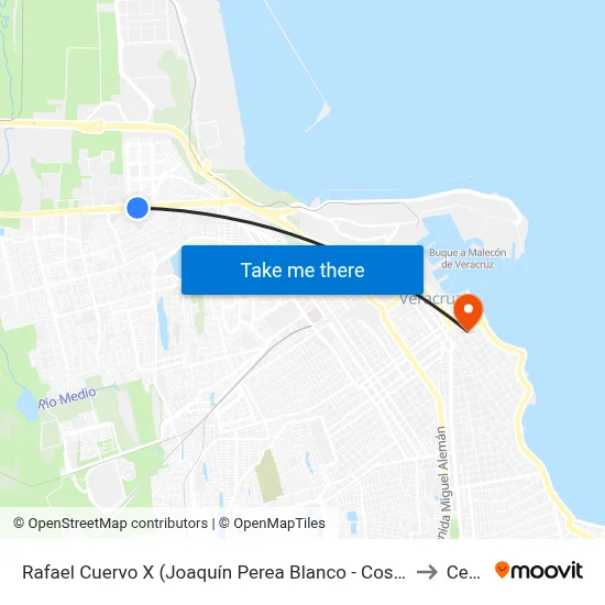 Rafael Cuervo X (Joaquín Perea Blanco - Costa De Marfil) to Cetug map