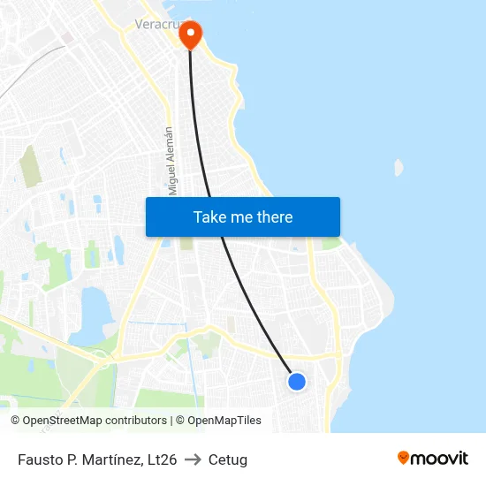 Fausto P. Martínez, Lt26 to Cetug map