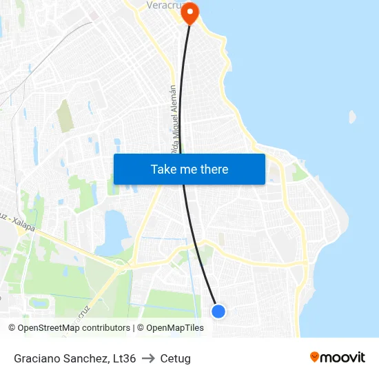 Graciano Sanchez, Lt36 to Cetug map