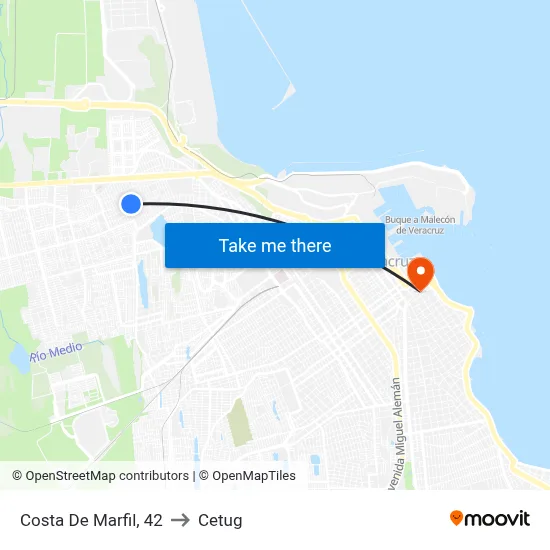 Costa De Marfil, 42 to Cetug map