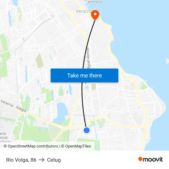 Río Volga, 86 to Cetug map