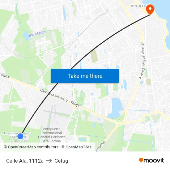 Calle Ala, 1112a to Cetug map
