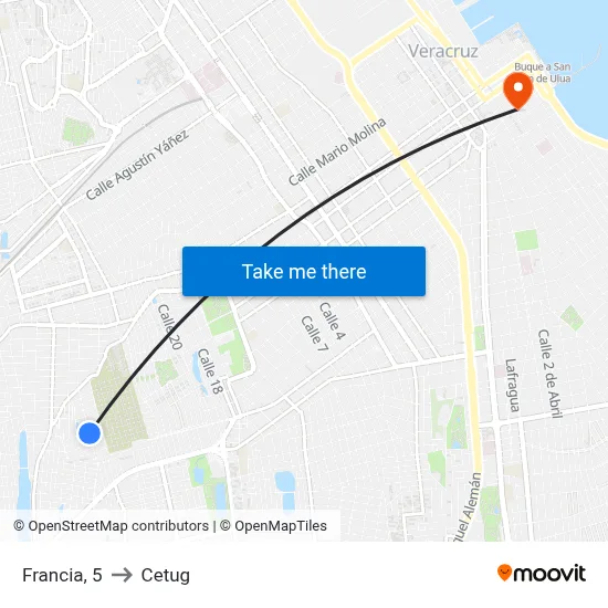 Francia, 5 to Cetug map
