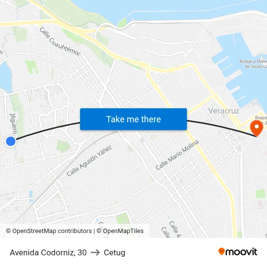 Avenida Codorniz, 30 to Cetug map