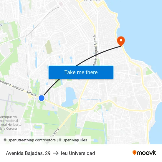 Avenida Bajadas, 29 to Ieu Universidad map