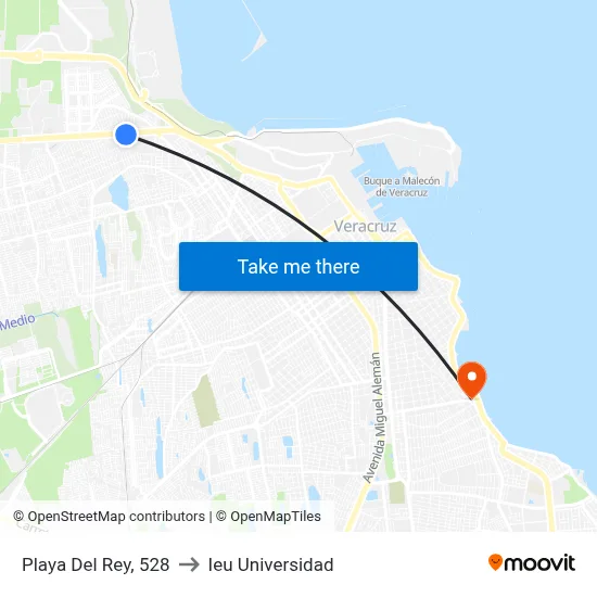 Playa Del Rey, 528 to Ieu Universidad map