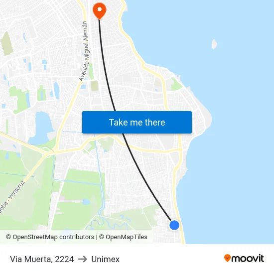 Via Muerta, 2224 to Unimex map