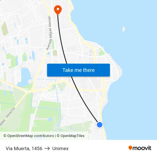 Via Muerta, 1456 to Unimex map